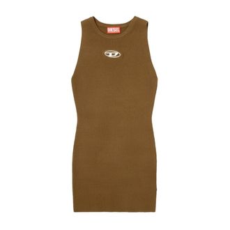 Diesel M-Caddix Mini Dress - Dresses - Mujer - Marr&oacute;n - M