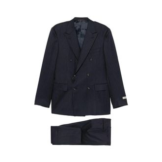 Canali Double Breasted Suits, male, Blue, Size: 2XL Venezia Suit