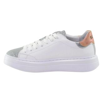 Sun 68 Sneakers, female, White, Size: 7 US Grace Leather