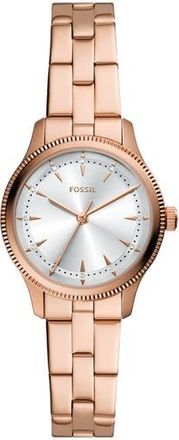 Fossil Brynn Rose Gold Tone Bracelet Watch, 30mm at Nordstrom Rack