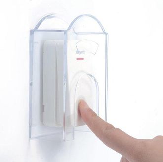 OEM Cubierta Transparente Para Timbre Inal&aacute;mbrico Exterior: Protector Impermeable De Pl&aacute;stico Para El Bot&oacute;n Del Timbre