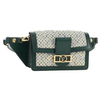 Louis Vuitton Pre-owned Monogram Shoulder Bag - Dames - Pre-owned - Groen - Maat: ONE Size Leer