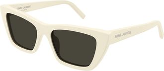 Saint Laurent SL 276 MICA 056 Womens Sunglasses White Size 55 - Free RX Lenses - Free RX Lenses