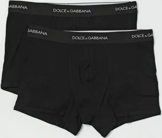 Dolce & Gabbana Set intimo 2 Boxer in cotone stretch con logo Dolce & Gabbana