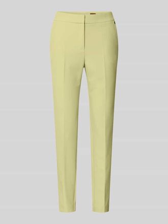HUGO BOSS Slim Fit Schmale Hose mit LOGO-Niete Modell HAGONIA-1 in Hellgruen, Gr&ouml;&szlig;e 34