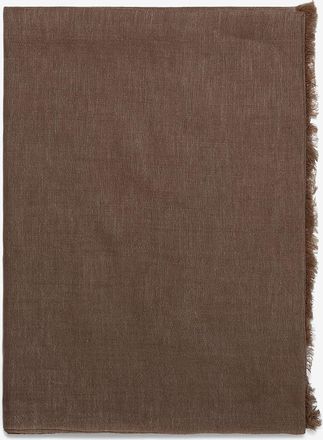 Hemisphere Schal aus Wolle und Leinen Farell