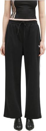 Yohji Yamamoto 3-Stripes Track Pants - Dames - Sweatpants - Zwart - L - Broeken