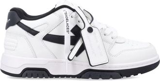 Off-white Out Of Office Kalfsleren Sneakers - Dames - Sneakers - Wit - 35 EU - Leer - Schoenen