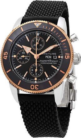 Breitling Superocean Heritage II Chronograph Automatic Chronometer Black Dial Mens Watch U13313121B1S1