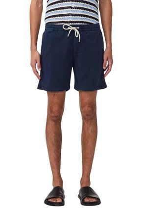 Nn.07 Gregor Drawwstring Shorts In Navy Blue