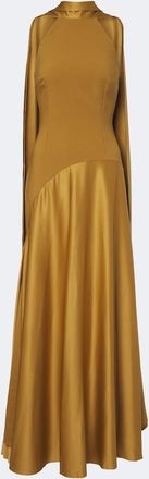 Solace London Vestido de fiesta Cece de crep&eacute; y sat&eacute;n
