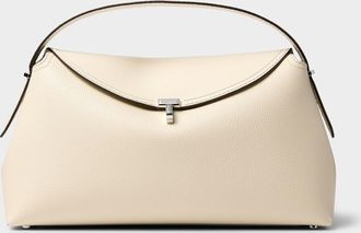 Toteme Womens T-clock grained leather handbag