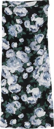 Stella McCartney floral midi skirt - Nero