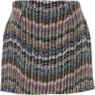Missoni Embroidered Boucle Mini Skirt