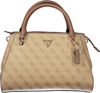 Guess Beige Polyurethane Women Womens Handbag