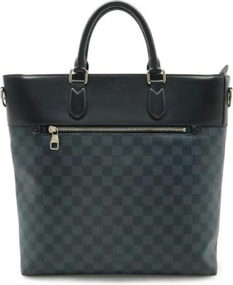 Louis Vuitton Pre-owned Tote Bags, male, Black, Size: ONE SIZE Pre-owned Newport Damier Cobalt Tote Bag