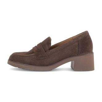 Gabor Schoenen, Dames, Bruin, 38 EU, Leer, Hoge pump met hoge voorkant