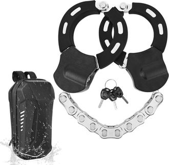 OEM Candado Para Patinete El&eacute;ctrico, Candado Para Patinete El&eacute;ctrico, Candado Con Llave Y Bolsa Impermeable De 3 L, Accesorios Para Patinete El&eacute;ctrico, Ca