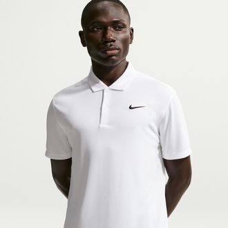Nike Mens Court Dri-FIT Tennis Polo in White | DH0857-100