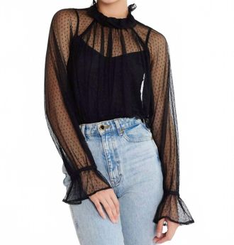 Mille Chantal Swing Top In Black