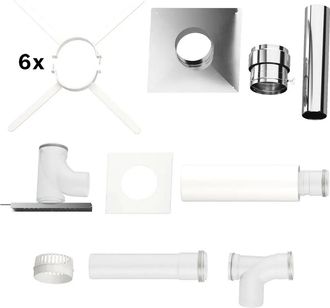 Bosch Accesorio De Escape Fc-set110-b53 Juego De Construcci&oacute;n B&aacute;sico B53 Acero Inoxidable, D:110mm Arriba, 7738113085