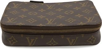 Louis Vuitton Brown Monogram Canvas Pvc Coated Canvas Pouch (Pre-Owned)