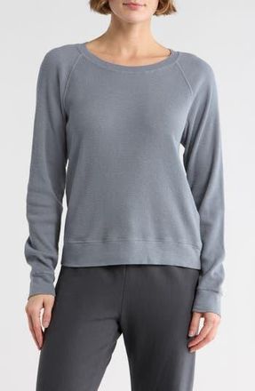 James Perse Relaxed Raglan Sleeve Cotton Pullover in North at Nordstrom Rack, Size 2