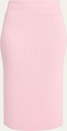 Givenchy Ribbed Knit Midi Skirt