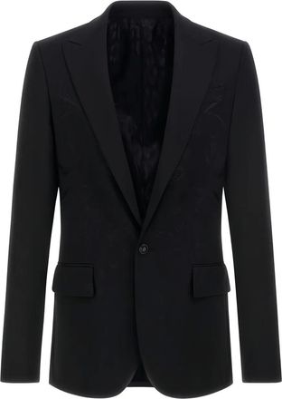 Roberto Cavalli Giacca da abito in lana - Nero