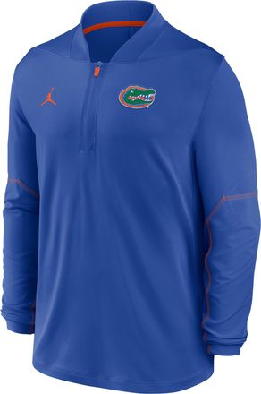 Nike Jordan Mens Florida Sideline Jordan Brand Dri-FIT College 1/2-Zip Top in Blue | 0JBA08DDUFN-UCQ