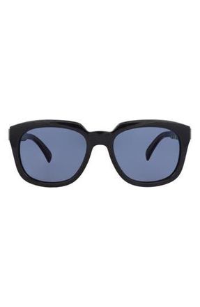 Dunhill 56mm Square Sunglasses in Blue Blue Blue at Nordstrom Rack