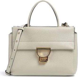Coccinelle Arlettis Handtas - Dames - Handtassen - Beige - ONE Size - Leer - Tassen