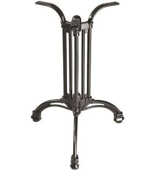 Netfurniture Azurone Table Base Continental - 3 Leg - Black Aluminium