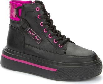 Keddo Zwarte gesloten booties voor meisjes - Dames - Veterlaarzen - Zwart - 37 EU - Schoenen