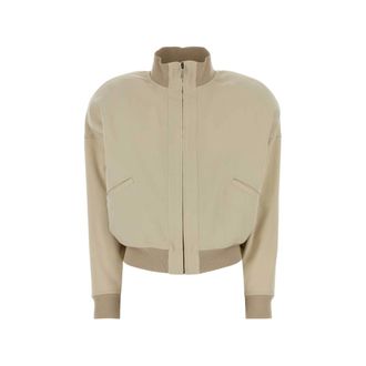 Gucci Ribbed-trim Zip-up Bomber Jacket