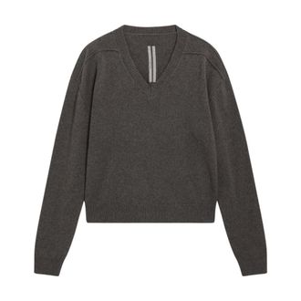 Rick Owens Heren, Truien, Grijs, Maat: L Wol