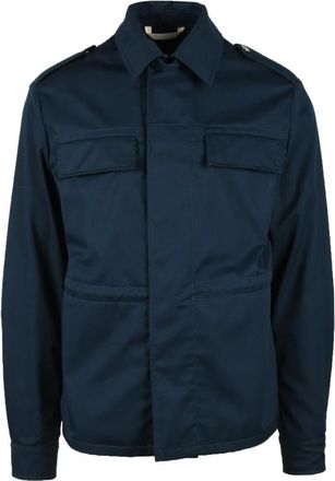 Seafarer Safari-jack met trekkoord in taille - Heren - Zomerjassen - Blauw - L - Katoen - Jassen