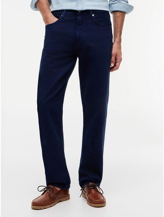 Tommy Hilfiger Mens Garment-Dyed Regular Straight Jean - Navy - 32W x 30L