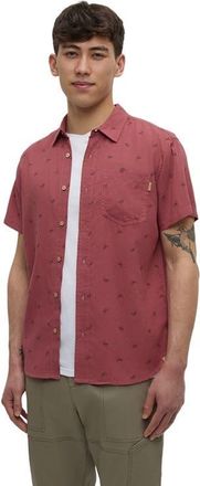 tentree Bike Around Mancos Shirt in Rosewood/bike Around at Nordstrom, Size Xx-Large