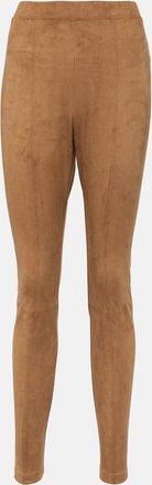 Max Mara Leisure Ebe faux suede slim pants