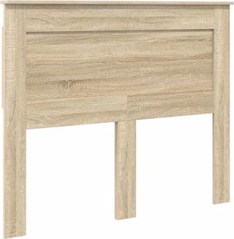 vidaXL Cabecero Con Cabecera Roble Sonoma 120 Cm Madera Contrachapada Vidaxl