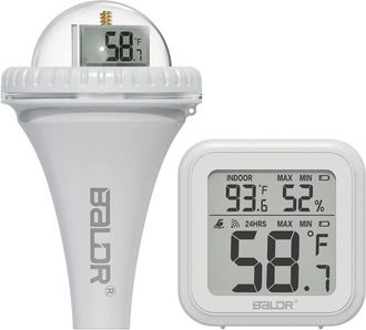 OEM Term&oacute;metro Inal&aacute;mbrico Para Piscinas: Monitor De Temperatura Preciso Hasta 100 M, Pantalla Lcd De 360&deg;, Resistente Al Agua Y Flotante Para Piscinas Y 