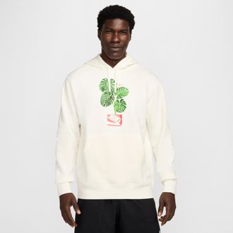 Nike Mens Club Pullover Hoodie in White | HQ2967-133