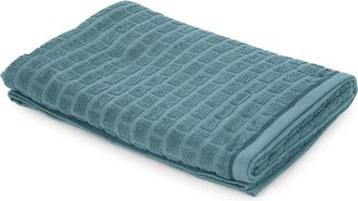 KASANOVA Telo doccia cotone Pop Corn Brick azzurro