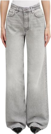 Anine Bing Hugh Jean - Dames - Loose Fit Jeans - Grijs - W30 - Katoen - Jeans