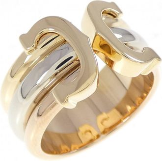 Cartier Pink Gold White Gold Yellow Gold Yellow Gold (18K) Pink Gold (18K) White Gold (18K) Band Ring (Pre-Owned)