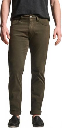 34 Heritage Courage Straight Leg Pants In Cactus Green Twill