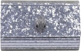 Kurt Geiger Party Eagle Clutch Drench - Dames - Clutches - Grijs - ONE Size - Tassen