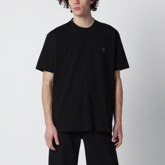 Yohji Yamamoto Black T-shirt with logo