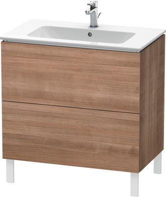 Duravit Duravit L-cube Vanity Unit Vertical, Anchura 820mm, Profundidad 481mm, 2 Extra&iacute;bles, Adecuado Para M&iacute; Por Starck Art&iacute;culo 233683, Color: Cerezo Del Te